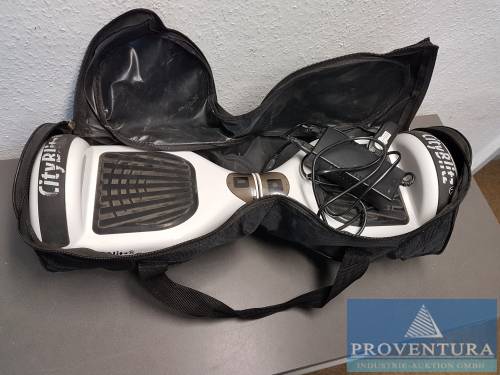 Hoverboard CITYBLITZ CB007W, Bj. 02/2016, S/N 4895176206365001201, Ladegerät, Tasche