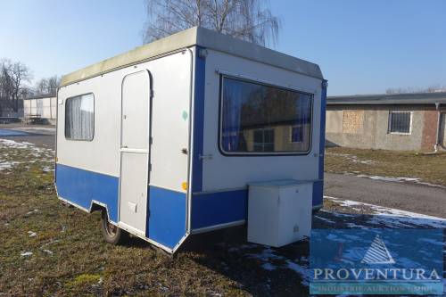 Wohnwagen IFA-Karosseriewerke Bastei HP-701.83, EZ 03.02.1978