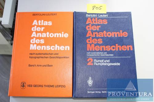Bücher medizinisch Atlas der Anatomie des Menschen Bertolini/ Leutert