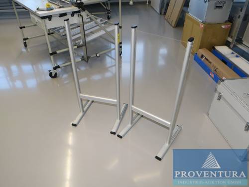 Hygieneschutz-Tischaufsteller Aluminium 3 St.