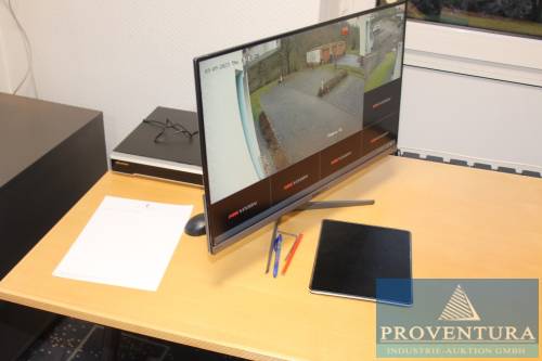 Außenkameraanlage 3 Kameras m. Monitor HANNSPREE HS275