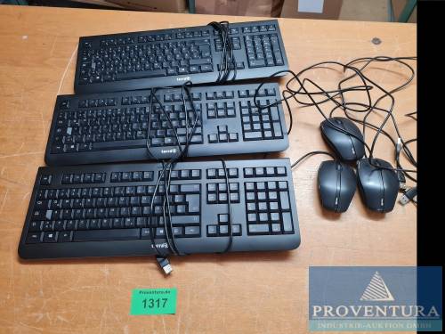 Tastatur und Maus TERRA QWERTZ