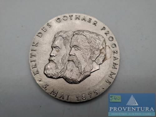 Medal 100 Years of Critique of the Gotha Programme 1875