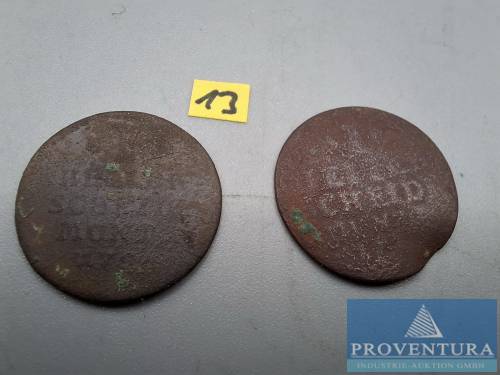 Circulation coins Hesse-Cassel 2x I Heller