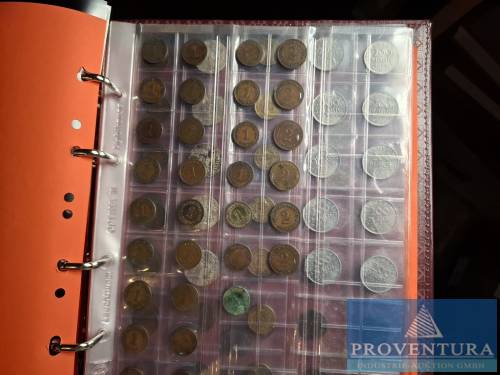 Circulation coins German Empire 153 pieces in album 1875-1942