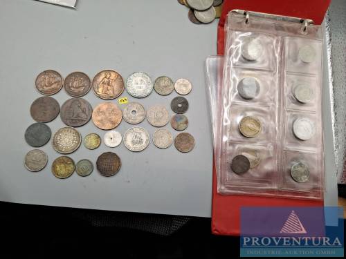 Oběžné mince cca 42 kusů do 1956 1x Srbsko 50 Para 1875 4x Německá říše