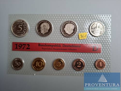 KMS Bondsrepubliek Duitsland 1972 D pl 10,88 DM