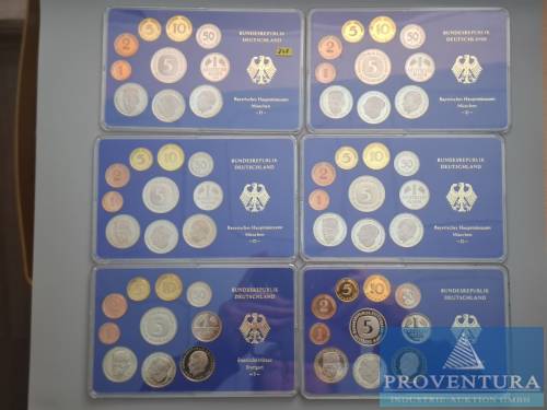 FRG coin set 1982 DDDDFG pp 77.28 DM