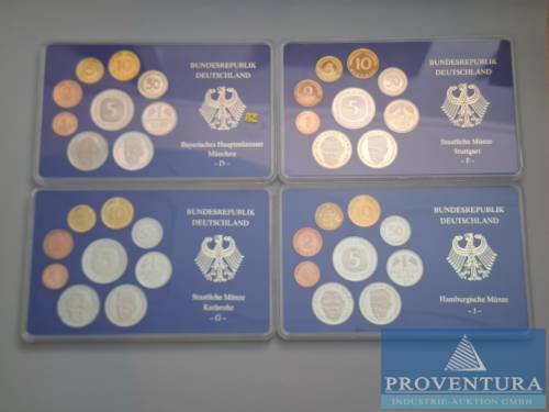 Sada mincí SRN 1989 DFGJ pp 43,52 DM