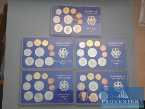 Sada mincí SRN 1991 ADFGJ pp 64,40 DM