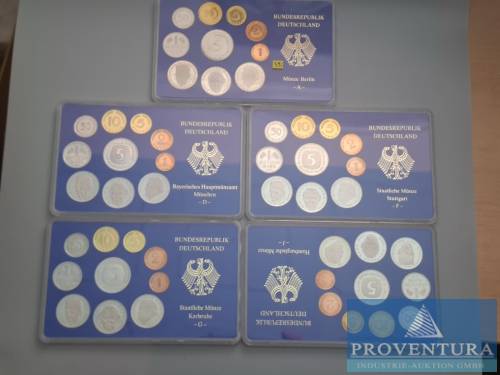 Sada mincí SRN 1992 ADFGJ pp 64,40 DM