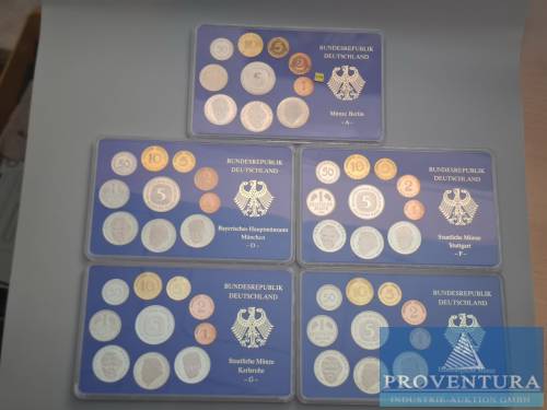 Sada mincí SRN 1994 ADFGJ pp 64,40 DM
