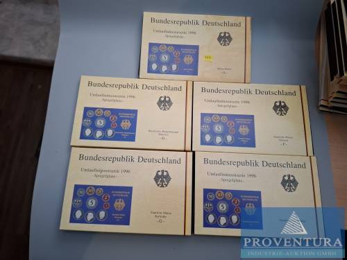 Sada mincí SRN 1996 ADFGJ sp 64,40 DM