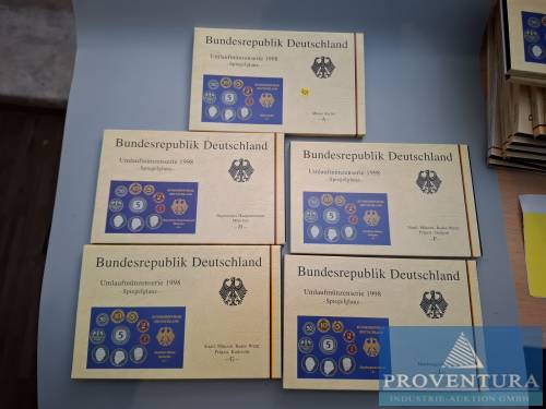 Sada mincí SRN 1998 ADFGJ sp 64,40 DM