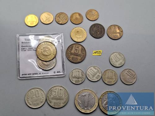 Circulation coins Bulgaria approx. 21 pieces