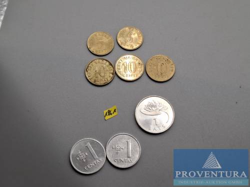 Circulation coins Baltic states 5x Estonia