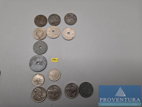 Circulation coins Belgium before 1945 3x 2 Centimes 1862 1870 1909