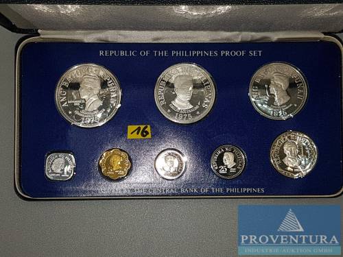 Philippines coin set 1976 8 coins pp