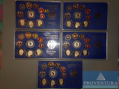 KMS Bondsrepubliek Duitsland 1993 ADFGJ pp