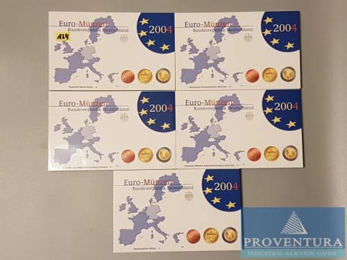 Euro-KMS Bondsrepubliek Duitsland 2004 ADFGJ pp