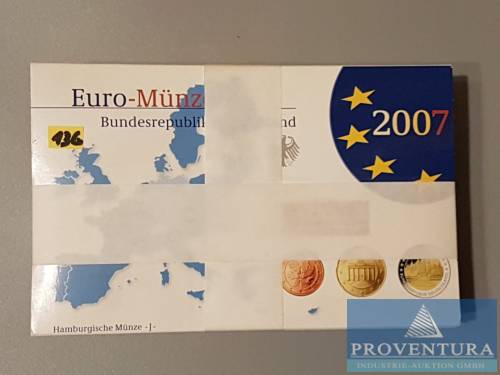 Euro-KMS Spolková republika Německo 2007 ADFGJ pp Meklenbursko-Přední Pomořansko