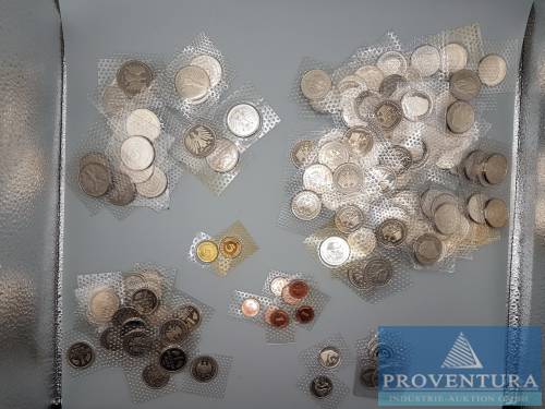 FRG circulation coins 1 Pf - 5 DM pp total 274.68 DM