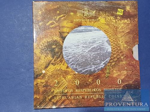 KMS Litouwen 2000 pp 10 Centy - 5 Litai