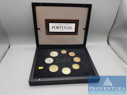 Euro-KMS Portugalsko 2008 1 ct - 2 Euro pp