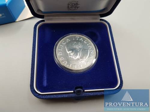 Silbermünze Italien 5 Euro 2007 Arturo Toscanini 925