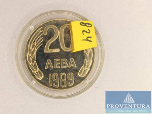 Sběratelská mince Bulharsko 20 Lewa 1989 pp