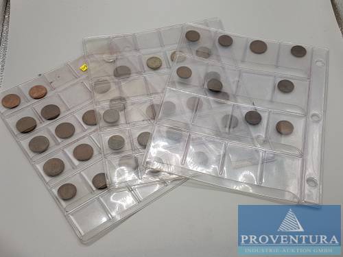 Circulation coins German Empire 1-5 Pfennig 1908-1939
