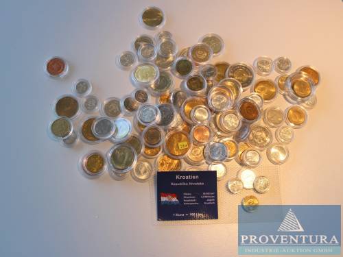 Oběžné mince od 1990 7x Chorvatsko - 7x Slovensko - 2x Srbsko - 7x Bosna a Hercegovina - 29x Moldavsko - 2x Makedonie - 5x Jugoslávie - 29x Slovinsko částečně pp