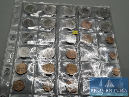 Circulatiemunten 35x Turkije st
